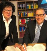 Uschi Rimmele-Konzelmann mit Ralf Löbker